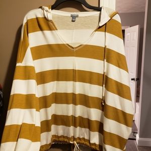 Relaxed fit hooded sweatshirt- AEO